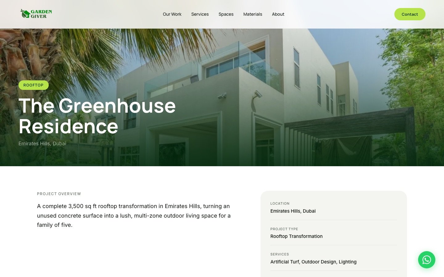 GardenGiver project case study page
