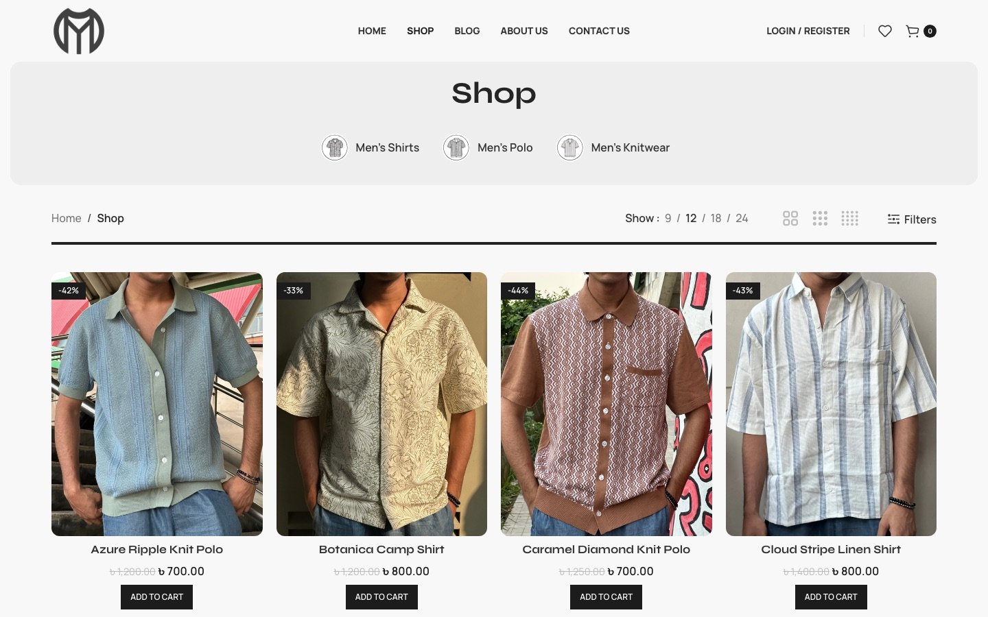 Manyeam shop page